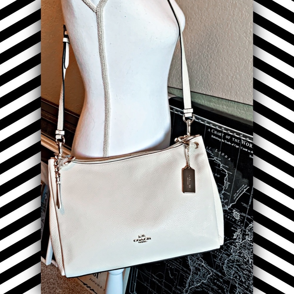 Large Leather COACH Handbag - Picture 8 of 8